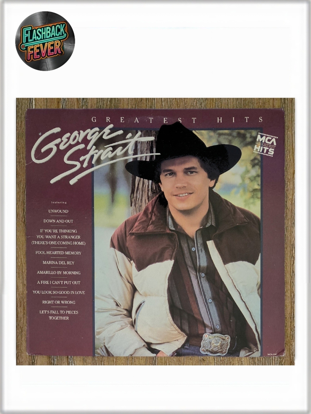 GEORGE STRAIT•Greatest Hits•1985 US Comp (MCA-5567) Gloversville Pressing